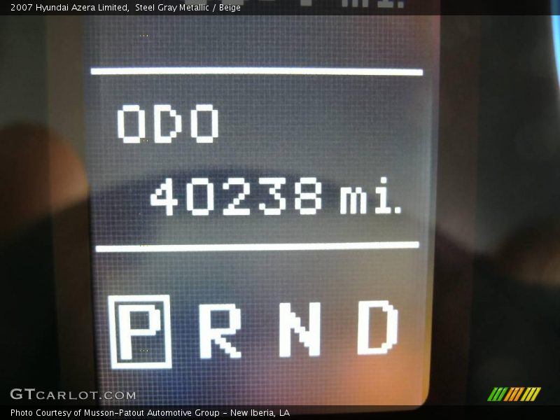 Steel Gray Metallic / Beige 2007 Hyundai Azera Limited