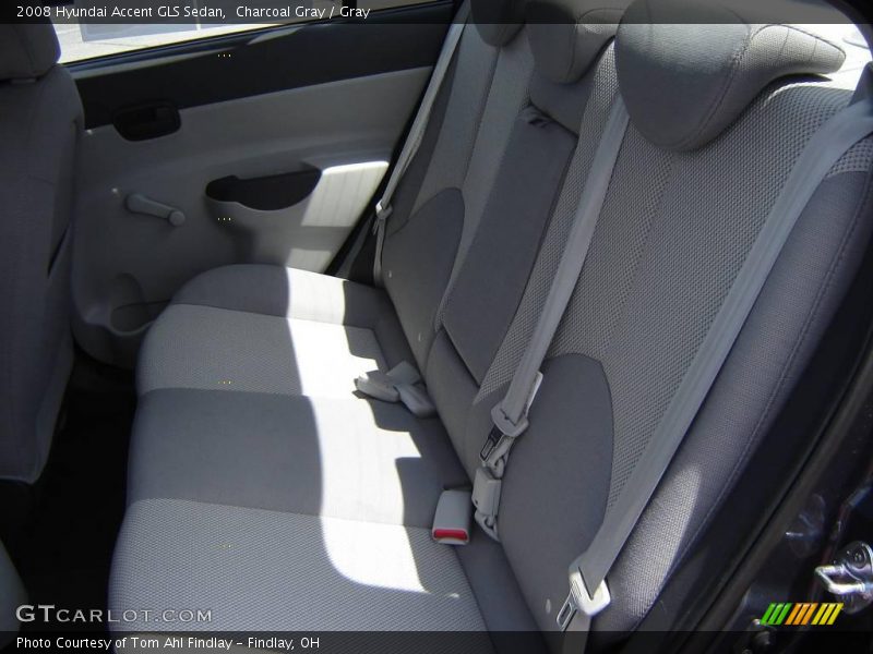 Charcoal Gray / Gray 2008 Hyundai Accent GLS Sedan