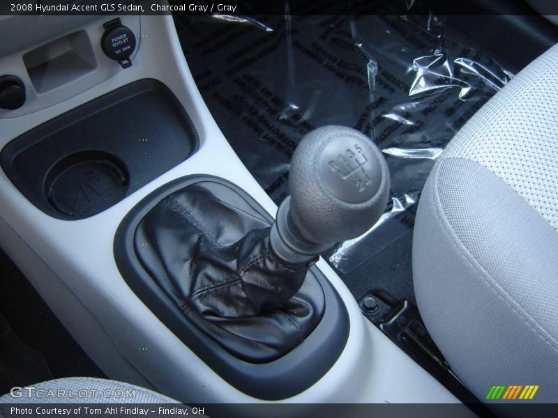 Charcoal Gray / Gray 2008 Hyundai Accent GLS Sedan