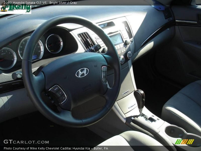 Bright Silver / Gray 2009 Hyundai Sonata GLS V6
