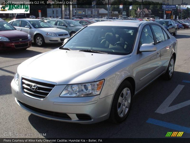 Bright Silver / Gray 2009 Hyundai Sonata GLS V6