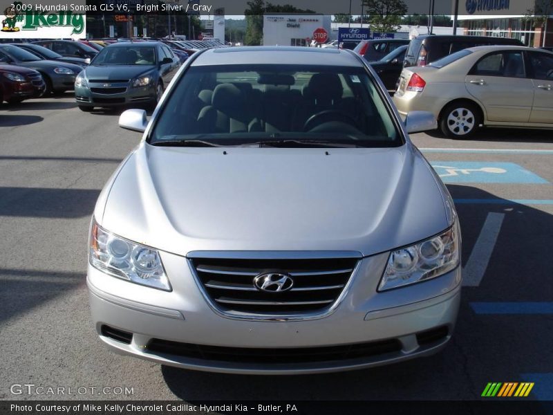 Bright Silver / Gray 2009 Hyundai Sonata GLS V6
