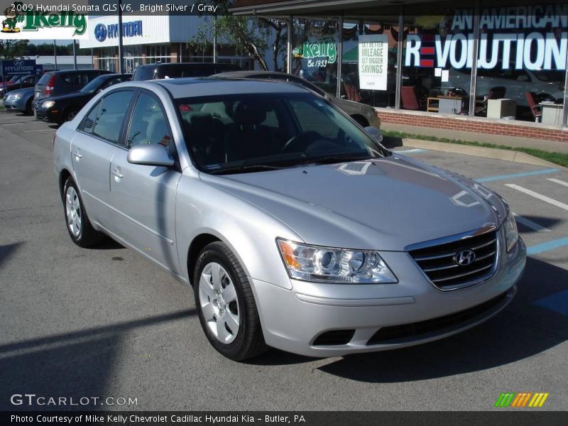 Bright Silver / Gray 2009 Hyundai Sonata GLS V6