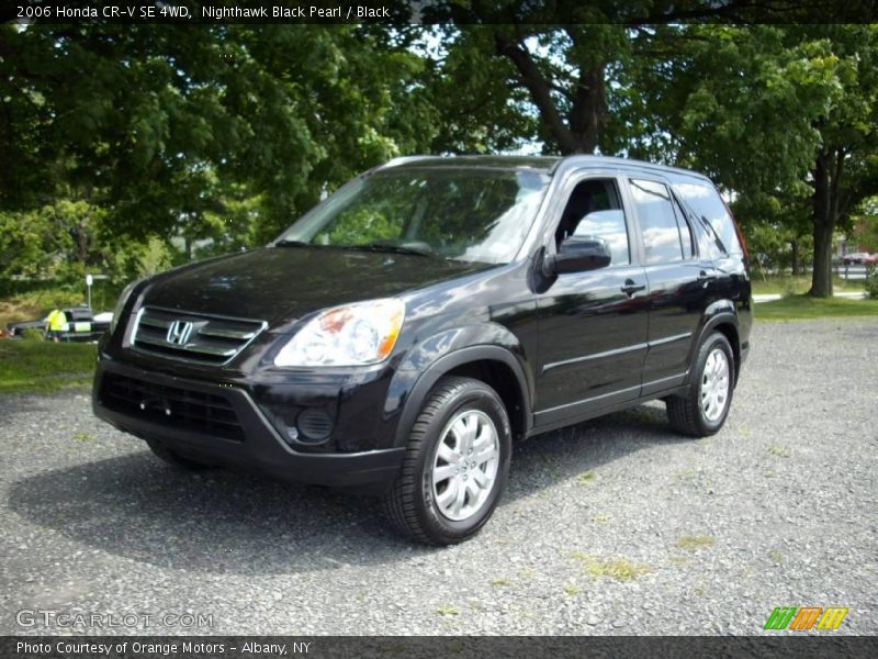 Nighthawk Black Pearl / Black 2006 Honda CR-V SE 4WD