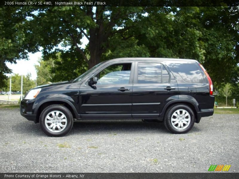 Nighthawk Black Pearl / Black 2006 Honda CR-V SE 4WD