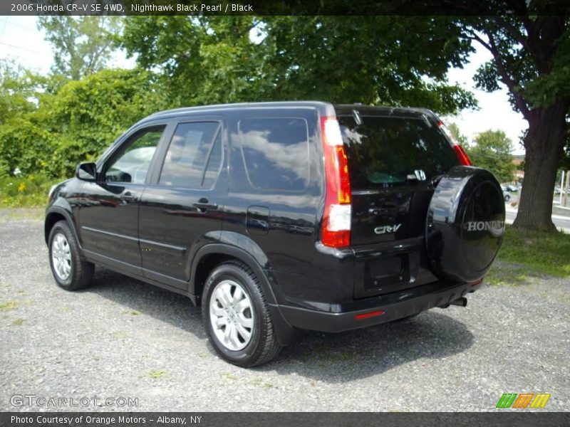 Nighthawk Black Pearl / Black 2006 Honda CR-V SE 4WD