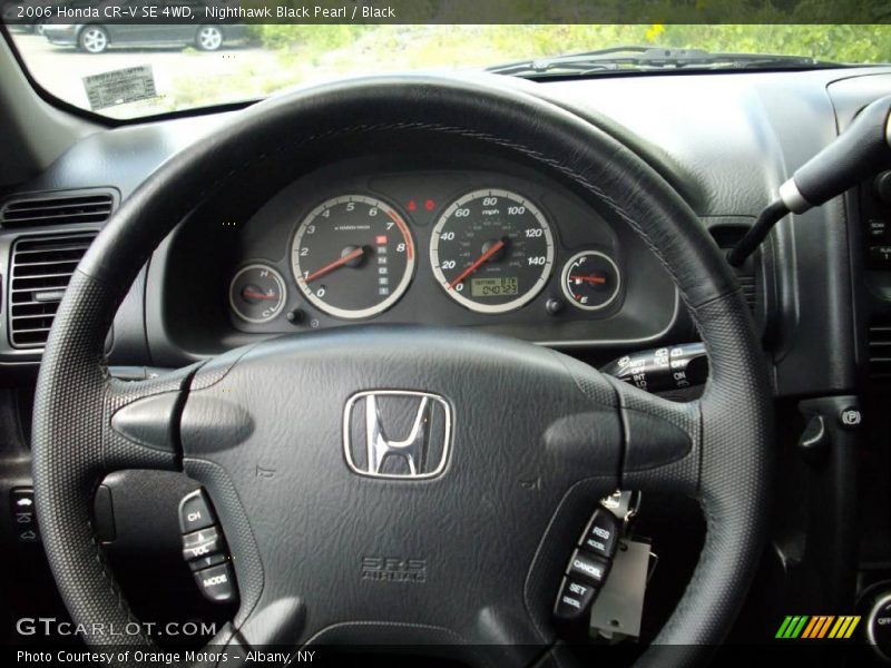 Nighthawk Black Pearl / Black 2006 Honda CR-V SE 4WD