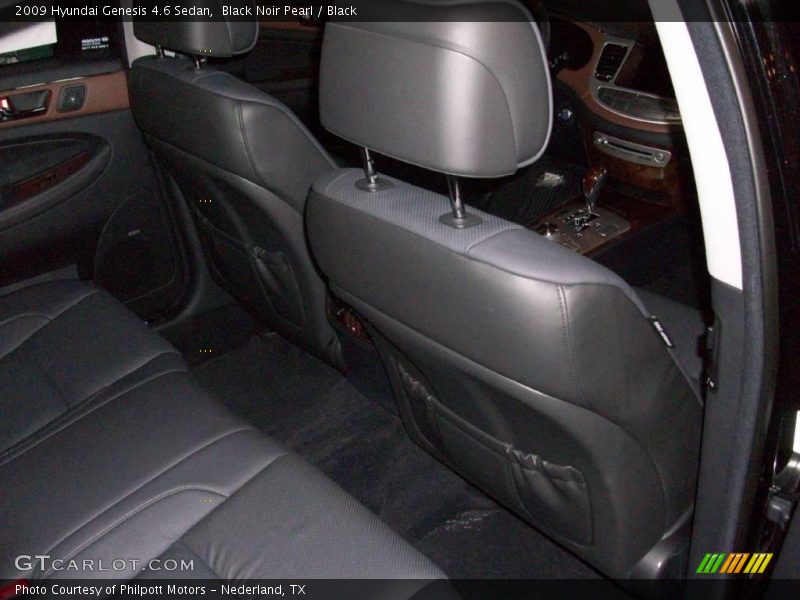 Black Noir Pearl / Black 2009 Hyundai Genesis 4.6 Sedan