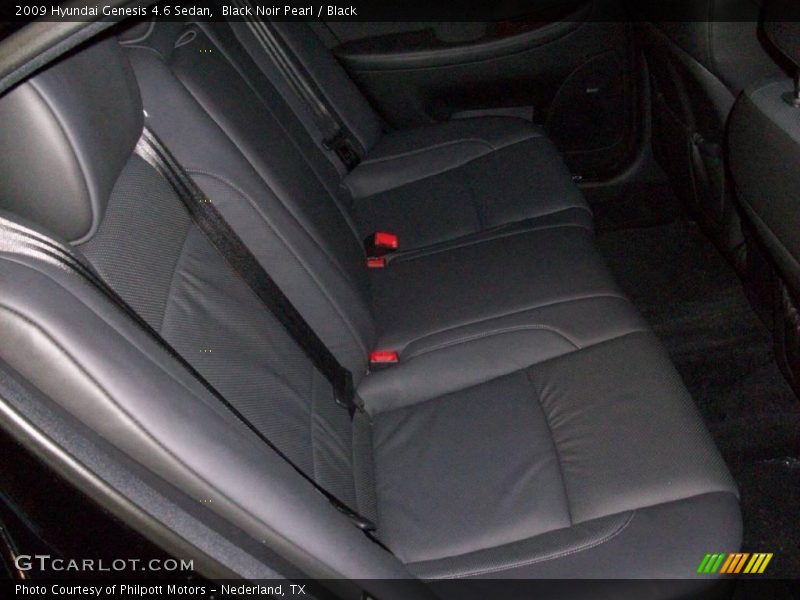 Black Noir Pearl / Black 2009 Hyundai Genesis 4.6 Sedan