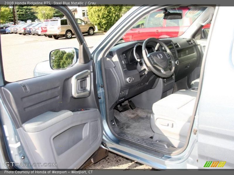 Steel Blue Metallic / Gray 2008 Honda Ridgeline RTS