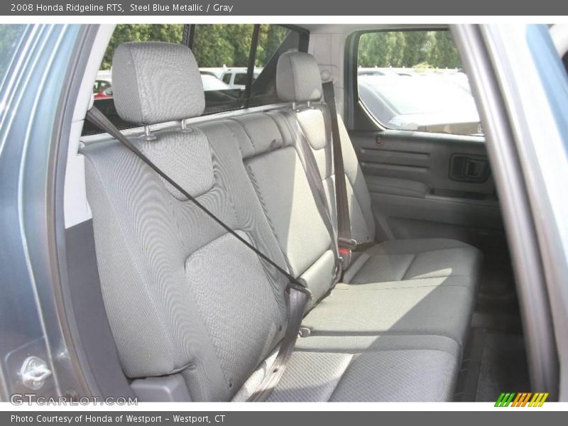 Steel Blue Metallic / Gray 2008 Honda Ridgeline RTS