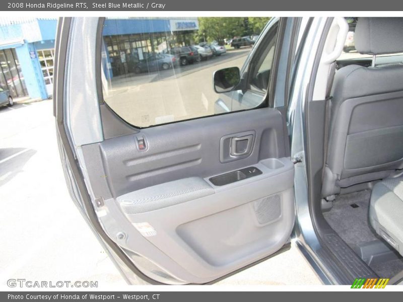 Steel Blue Metallic / Gray 2008 Honda Ridgeline RTS
