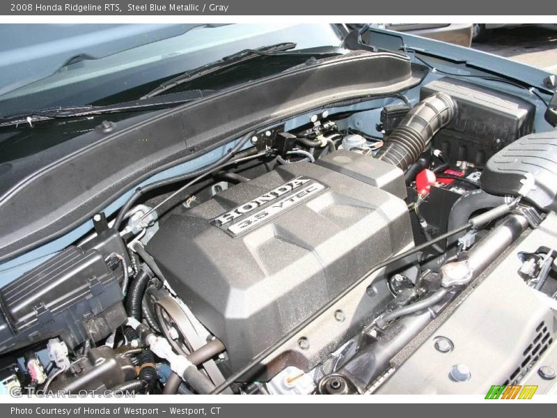 Steel Blue Metallic / Gray 2008 Honda Ridgeline RTS