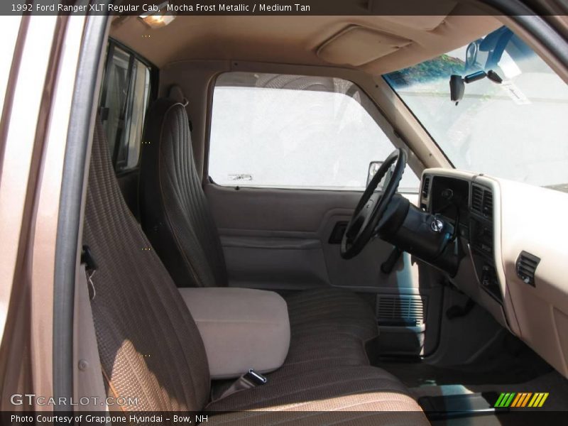 Mocha Frost Metallic / Medium Tan 1992 Ford Ranger XLT Regular Cab