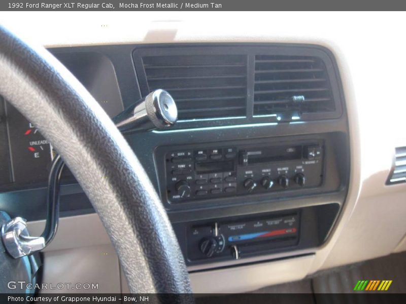 Mocha Frost Metallic / Medium Tan 1992 Ford Ranger XLT Regular Cab