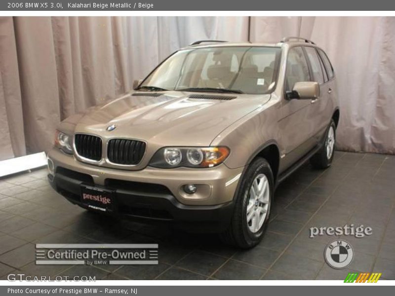 Kalahari Beige Metallic / Beige 2006 BMW X5 3.0i
