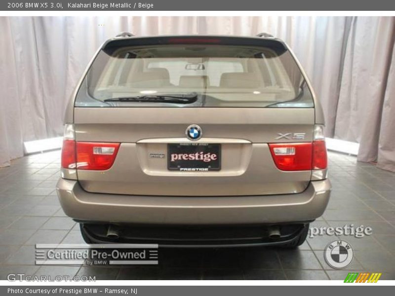 Kalahari Beige Metallic / Beige 2006 BMW X5 3.0i