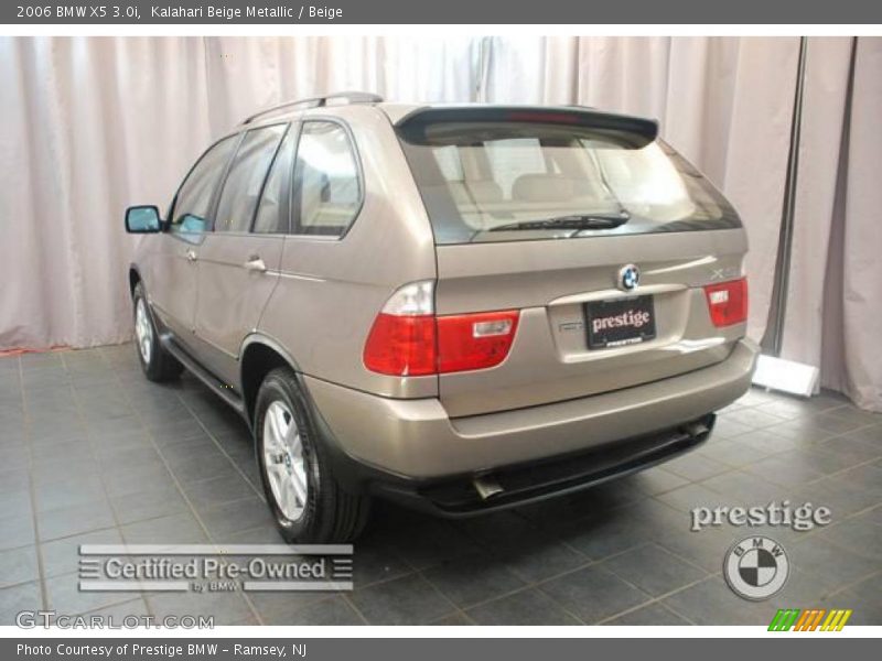 Kalahari Beige Metallic / Beige 2006 BMW X5 3.0i