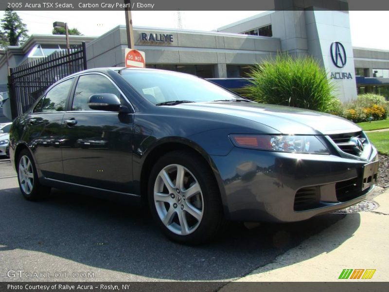 Carbon Gray Pearl / Ebony 2005 Acura TSX Sedan