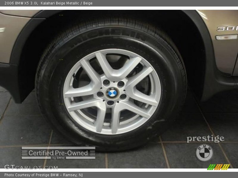 Kalahari Beige Metallic / Beige 2006 BMW X5 3.0i