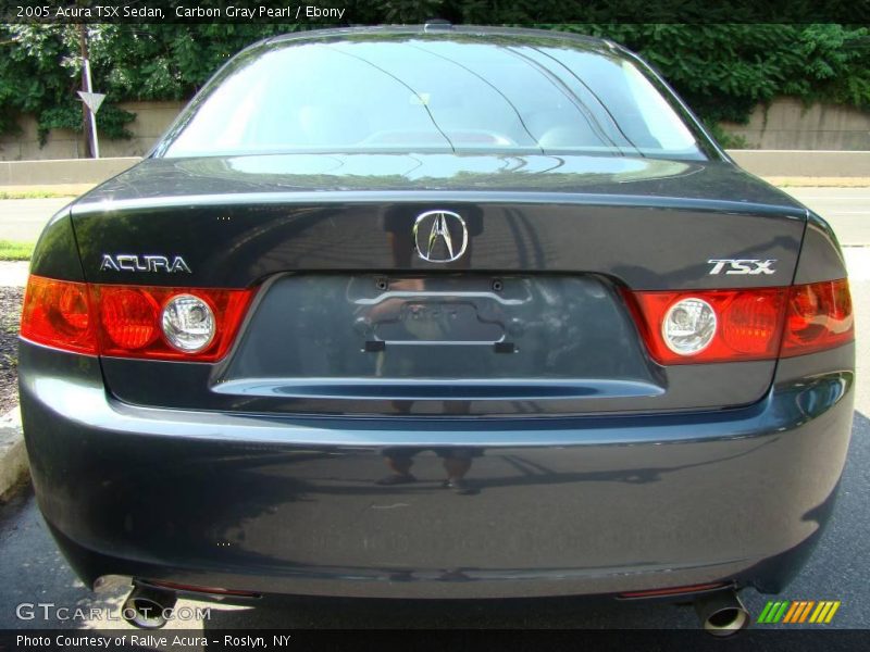 Carbon Gray Pearl / Ebony 2005 Acura TSX Sedan
