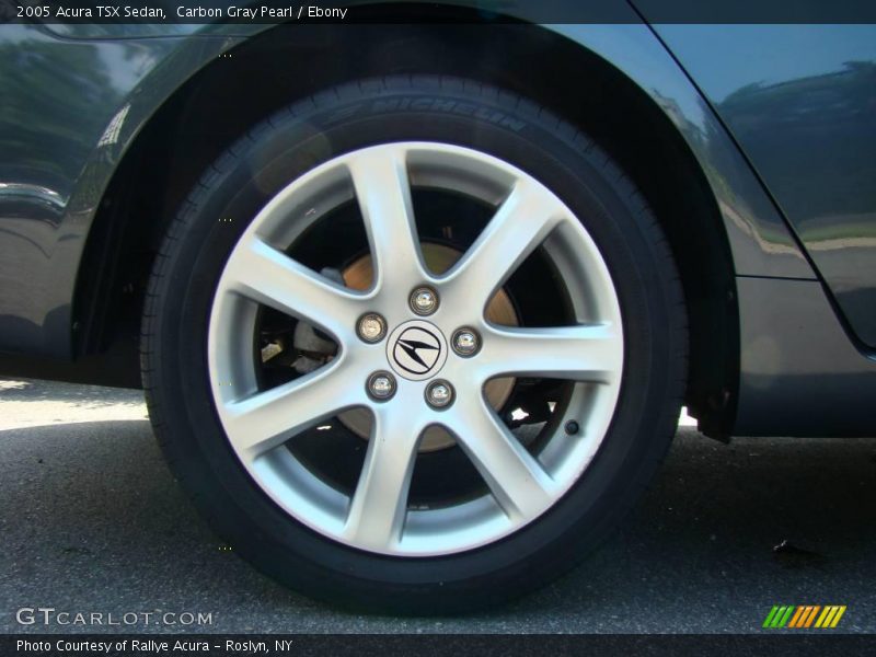 Carbon Gray Pearl / Ebony 2005 Acura TSX Sedan