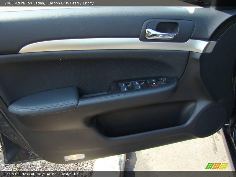 Carbon Gray Pearl / Ebony 2005 Acura TSX Sedan