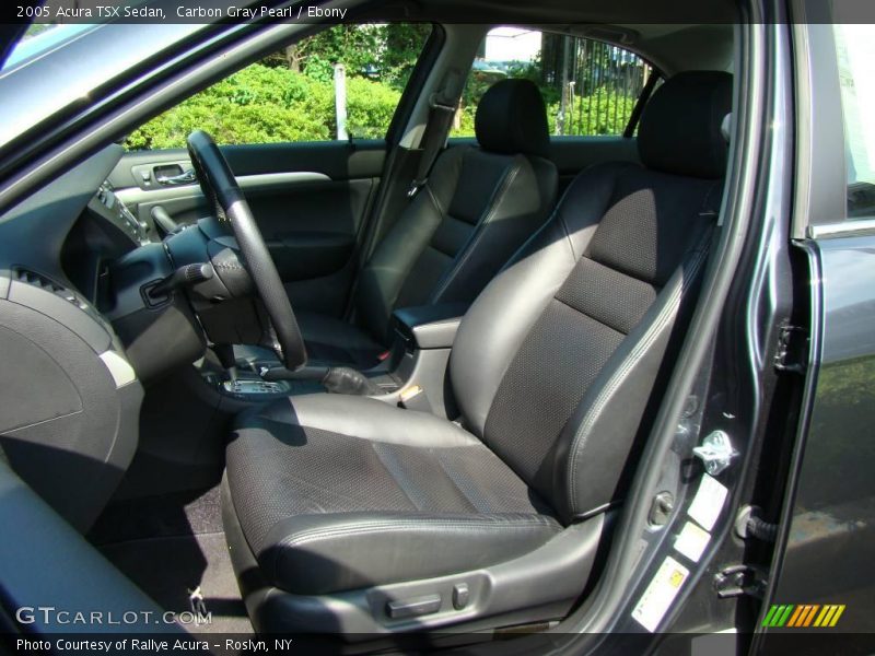 Carbon Gray Pearl / Ebony 2005 Acura TSX Sedan