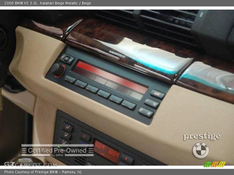 Kalahari Beige Metallic / Beige 2006 BMW X5 3.0i