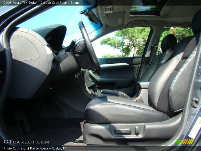 Carbon Gray Pearl / Ebony 2005 Acura TSX Sedan