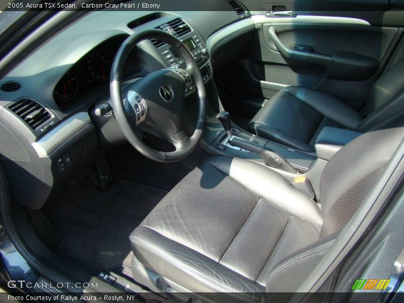 Carbon Gray Pearl / Ebony 2005 Acura TSX Sedan
