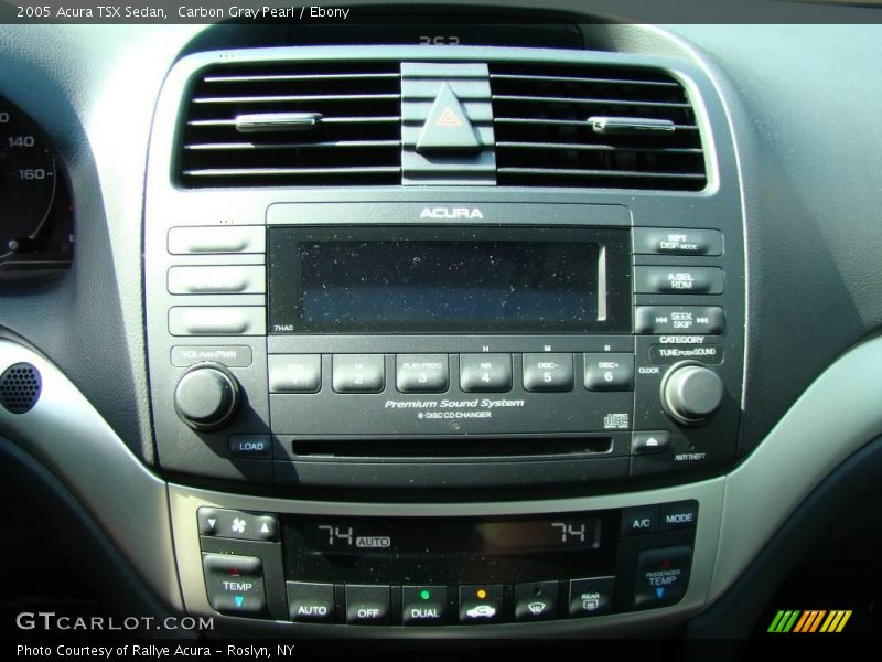 Carbon Gray Pearl / Ebony 2005 Acura TSX Sedan