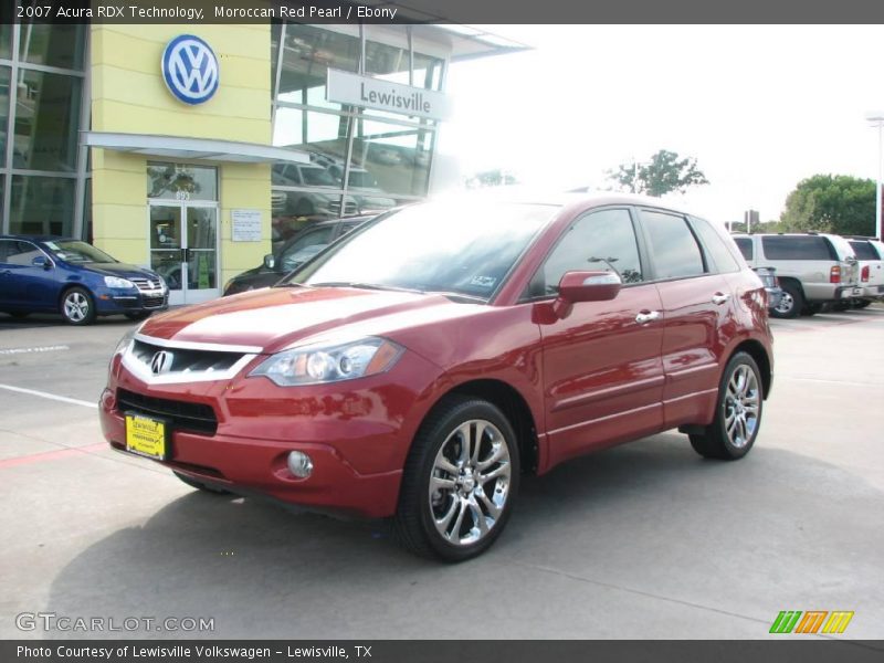 Moroccan Red Pearl / Ebony 2007 Acura RDX Technology