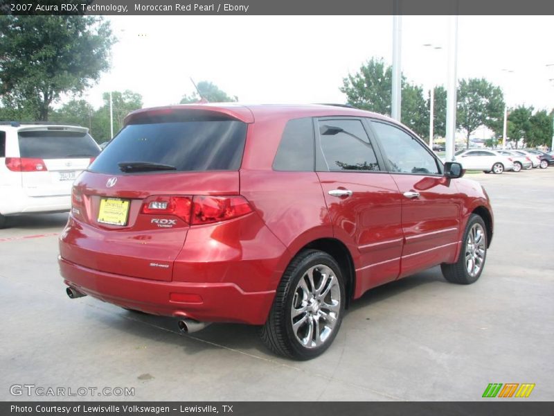 Moroccan Red Pearl / Ebony 2007 Acura RDX Technology