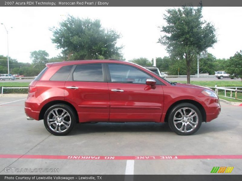 Moroccan Red Pearl / Ebony 2007 Acura RDX Technology