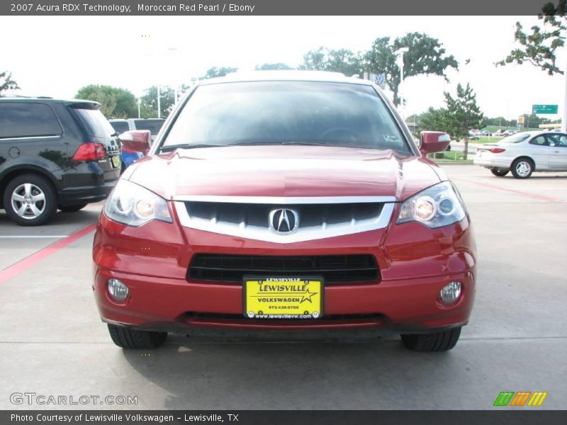 Moroccan Red Pearl / Ebony 2007 Acura RDX Technology