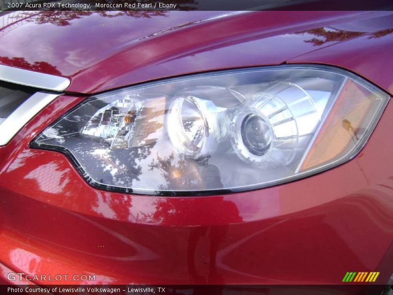 Moroccan Red Pearl / Ebony 2007 Acura RDX Technology