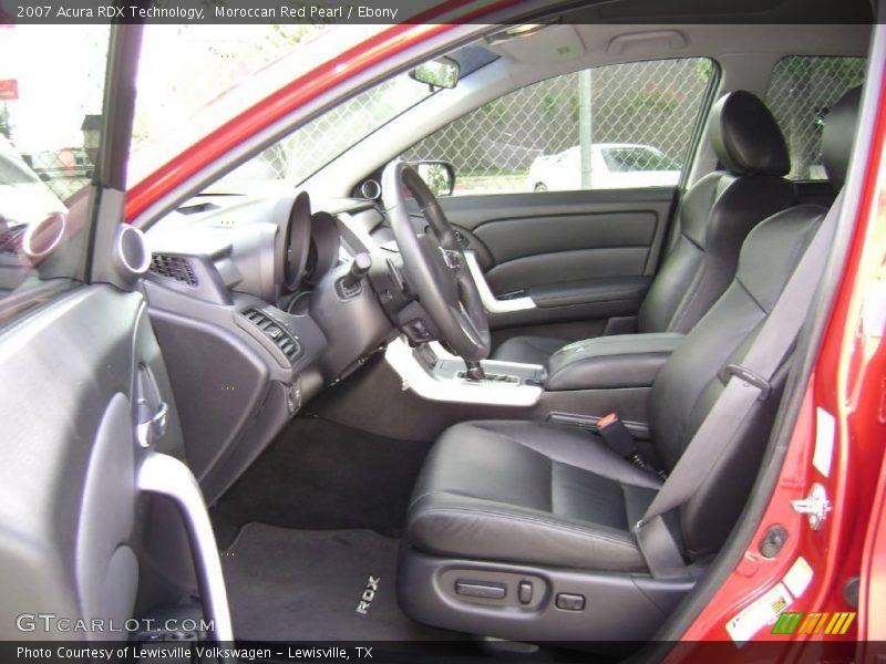 Moroccan Red Pearl / Ebony 2007 Acura RDX Technology