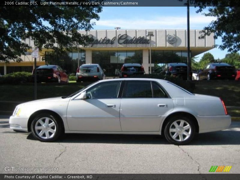 Light Platinum Metallic / Very Dark Cashmere/Cashmere 2006 Cadillac DTS