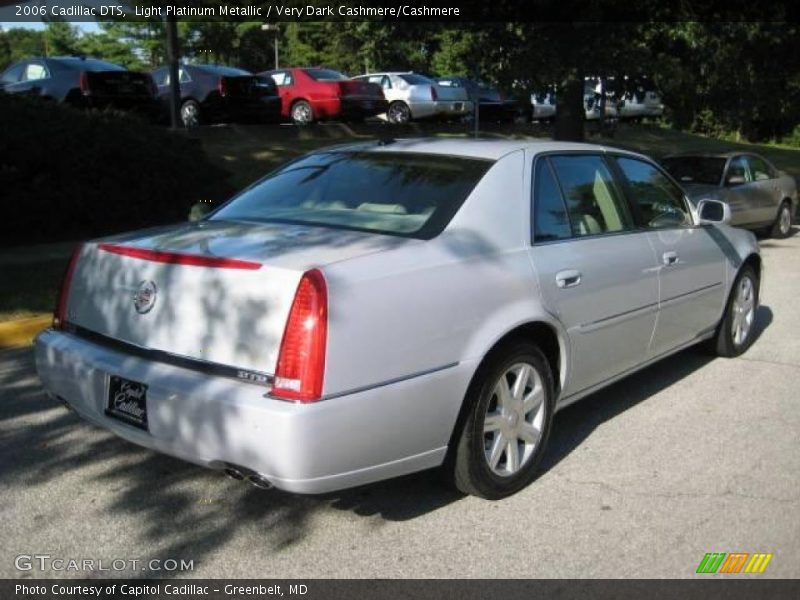 Light Platinum Metallic / Very Dark Cashmere/Cashmere 2006 Cadillac DTS