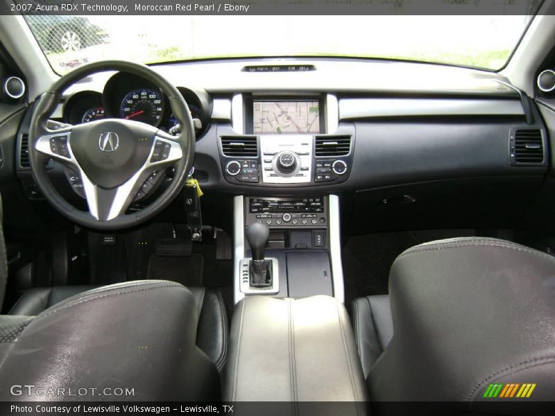 Moroccan Red Pearl / Ebony 2007 Acura RDX Technology
