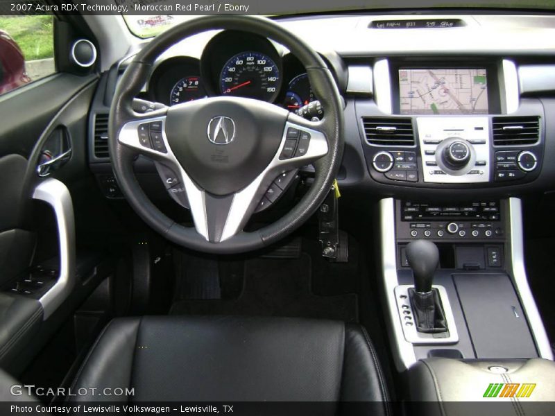 Moroccan Red Pearl / Ebony 2007 Acura RDX Technology