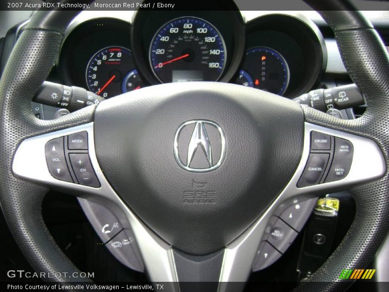 Moroccan Red Pearl / Ebony 2007 Acura RDX Technology
