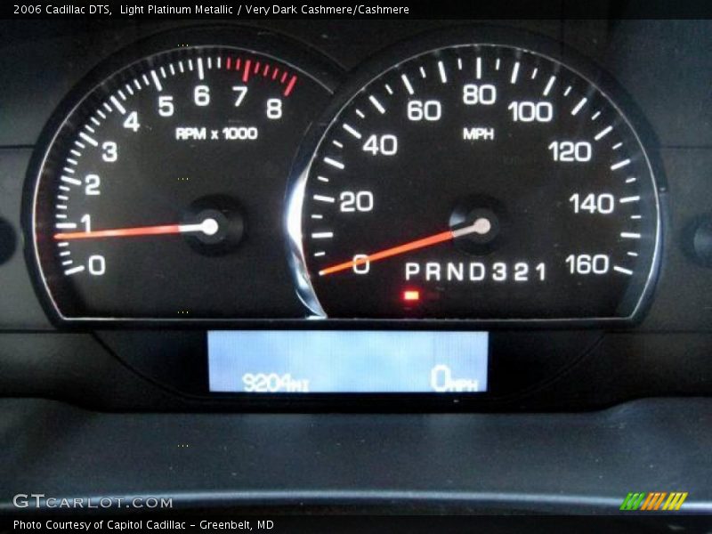Light Platinum Metallic / Very Dark Cashmere/Cashmere 2006 Cadillac DTS
