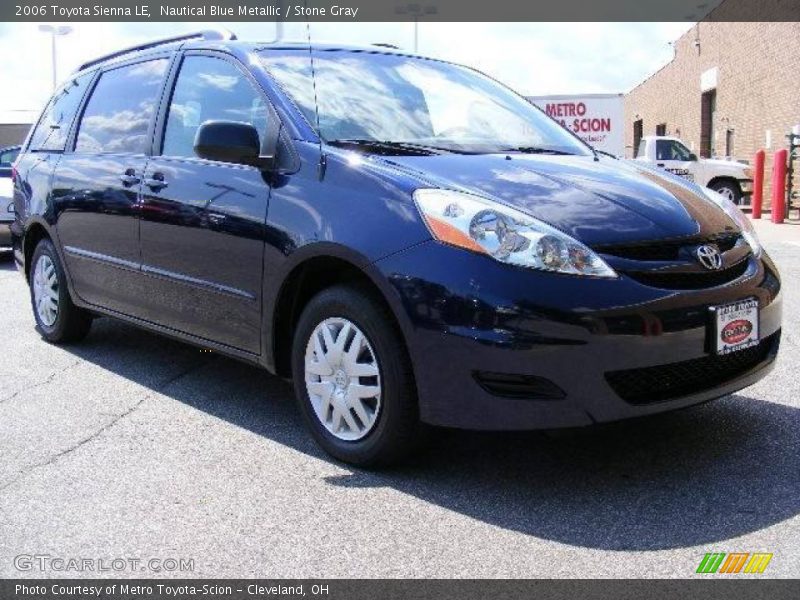 Nautical Blue Metallic / Stone Gray 2006 Toyota Sienna LE