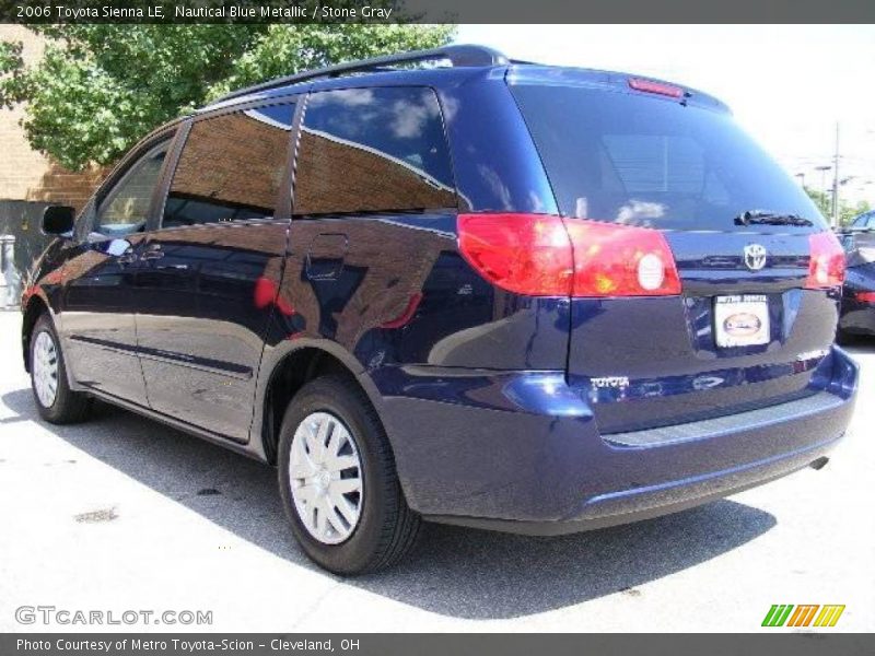 Nautical Blue Metallic / Stone Gray 2006 Toyota Sienna LE