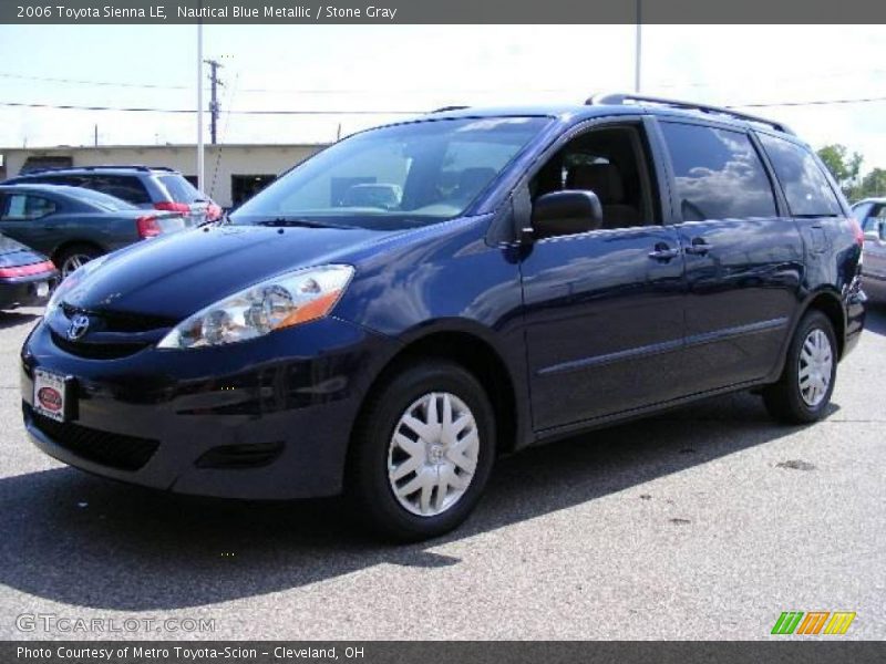 Nautical Blue Metallic / Stone Gray 2006 Toyota Sienna LE