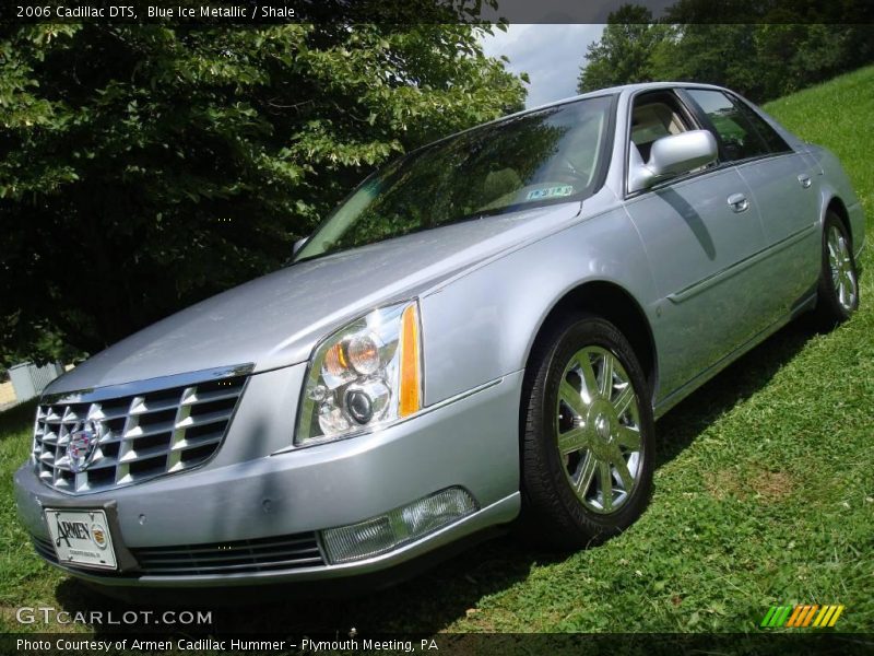 Blue Ice Metallic / Shale 2006 Cadillac DTS