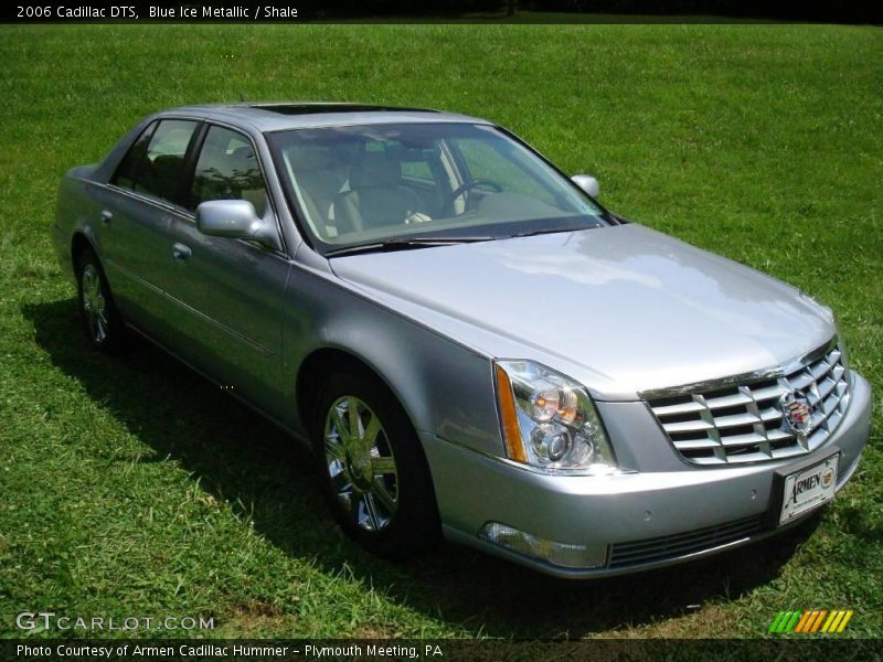 Blue Ice Metallic / Shale 2006 Cadillac DTS