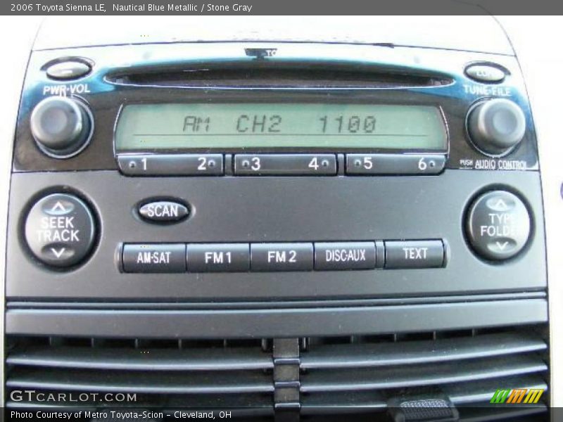Nautical Blue Metallic / Stone Gray 2006 Toyota Sienna LE